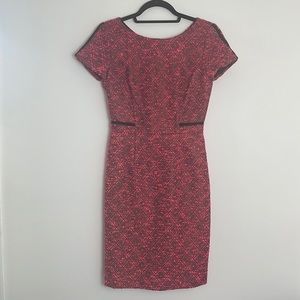 Antonio Melani pink and black dress in size 2